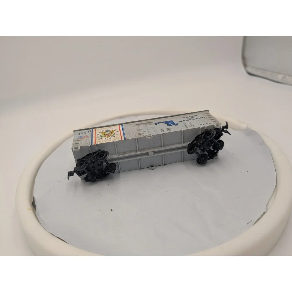 HO Scale State of Maryland 1776 Bicentennial Boxcar‎ Silver RP104 RP 104